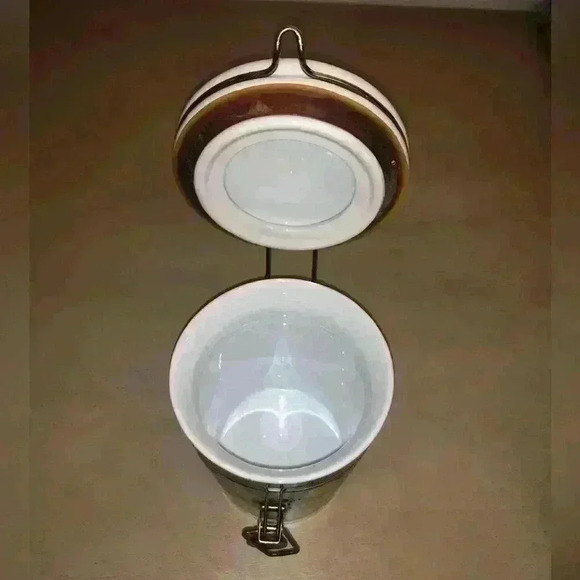 Vintage Ceramic Canister Jar coffee canister MSC Joshha - Picture 3 of 7